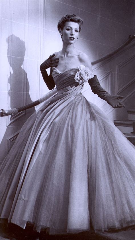 vintage Dior dresses 50s 60s